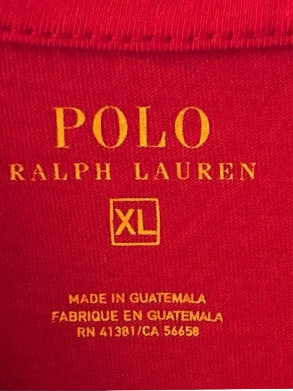 NEW Polo Ralph Lauren Red “Music Festival” Graphic Print Short Sleeve T-Shirt